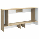 Konsolbord Stribet Sonoma eg 155 x 29 x 74 cm Konstrueret træ