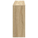 Konsolbord Stribet Sonoma eg 155 x 29 x 74 cm Konstrueret træ