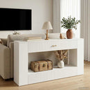 Konsolbord Højglans Hvid 155 x 29 x 74 cm Konstrueret træ