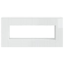 Konsolbord Højglans Hvid 155 x 29 x 74 cm Konstrueret træ