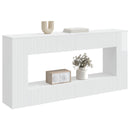 Konsolbord Højglans Hvid 155 x 29 x 74 cm Konstrueret træ