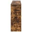 Konsolbord Stribet Røget Eg 155 x 29 x 74 cm Konstrueret træ