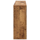 Konsolbord Stribet Gammelt træ 155 x 29 x 74 cm Konstrueret træ