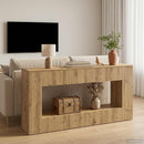 Konsolbord Artisan Eg 155 x 29 x 74 cm Konstrueret træ