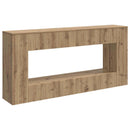 Konsolbord Artisan Eg 155 x 29 x 74 cm Konstrueret træ