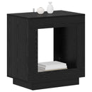 Sidebord Sort eg 60 x 40 x 65 cm Konstrueret træ