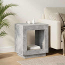 Sidebord Betongrå 60 x 40 x 65 cm Konstrueret træ