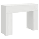 Sofabord Hvid 102 x 35 x 75 cm Konstrueret træ