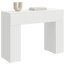 Sofabord Hvid 102 x 35 x 75 cm Konstrueret træ
