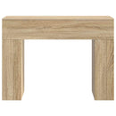 Sofabord Sonoma-eg 102 x 35 x 75 cm Konstrueret træ