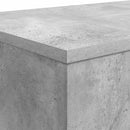 Sofabord Betongrå 102 x 35 x 75 cm Konstrueret træ