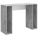 Sofabord Betongrå 102 x 35 x 75 cm Konstrueret træ