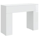 Sofabord Hvid højglans 102 x 35 x 75 cm Konstrueret træ