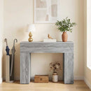 Sofabord Grå sonoma-eg 102 x 35 x 75 cm Konstrueret træ
