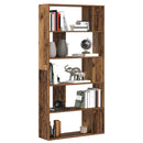 Bogskab Gammelt træ 80 x 24 x 159 cm Konstrueret træ