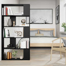 Bogskab Sort eg 80 x 24 x 159 cm Konstrueret træ