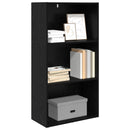 Bogreol Sort eg 60 x 30 x 114 cm Konstrueret træ