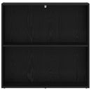 Bogreol Sort eg 80 x 30 x 76,5 cm Konstrueret træ