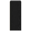 Bogreol Sort eg 80 x 30 x 76,5 cm Konstrueret træ