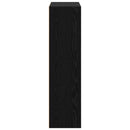 Bogreol Sort eg 80 x 30 x 114 cm Konstrueret træ