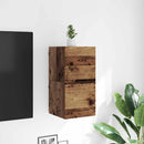 Vægmonteret TV Skab Vægmonteret Gammelt træ 30,5 x 30 x 30 cm