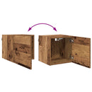 Vægmonteret TV Skab Vægmonteret Gammelt træ 30,5 x 30 x 30 cm