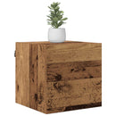 Vægmonteret TV Skab Vægmonteret Gammelt træ 30,5 x 30 x 30 cm