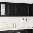 Panel til opvaskemaskine Kalmar 2 pcs Sort eg 50 x 31 x 60 cm