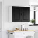 Panel til opvaskemaskine Kalmar Sort eg 80 x 31 x 60 cm