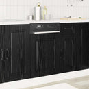 Panel til opvaskemaskine Kalmar Sort eg 45 x 1,5 x 57 cm