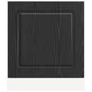 Panel til opvaskemaskine Kalmar Sort eg 60 x 1,5 x 57 cm