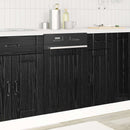Panel til opvaskemaskine LUCCA Sort eg 45 x 1,5 x 57 cm