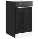 Panel til opvaskemaskine LUCCA Sort eg 45 x 1,5 x 57 cm