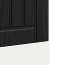 Panel til opvaskemaskine LUCCA Sort eg 60 x 1,5 x 57 cm