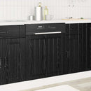 Panel til opvaskemaskine LUCCA Sort eg 60 x 1,5 x 57 cm