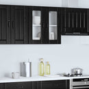 Væglågskab LUCCA Sort eg 60 x 31 x 60 cm Konstrueret træ
