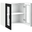 Væglågskab LUCCA Sort eg 60 x 31 x 60 cm Konstrueret træ