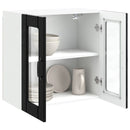 Væglågskab LUCCA Sort eg 60 x 31 x 60 cm Konstrueret træ