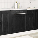 Panel til opvaskemaskine PORTO Sort eg 60 x 1,5 x 57 cm
