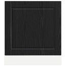Panel til opvaskemaskine PORTO Sort eg 60 x 1,5 x 57 cm