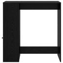 Barbord med hylde Sort eg 101 x 40 x 103,5 cm Konstrueret træ