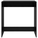 Barbord Sort eg 102 x 50 x 103,5 cm Konstrueret træ
