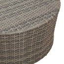 Udendørs kaffe bord Grå Ø 68 x 30 cm polyrattan