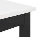 Barbord Hvid 200 x 100 x 105 cm Massiv fyrretræ