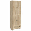 Skab Sæt 2 pcs Sonoma-eg 66 x 34,5 x 95 cm Konstrueret træ