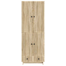 Skab Sæt 2 pcs Sonoma-eg 66 x 34,5 x 95 cm Konstrueret træ