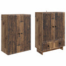Skab Sæt 2 pcs Gammelt træ 66 x 34,5 x 95 cm Konstrueret træ
