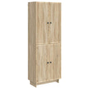 Skab Sæt 2 pcs Sonoma-eg 66 x 34,5 x 90 cm Konstrueret træ