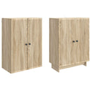 Skab Sæt 2 pcs Sonoma-eg 66 x 34,5 x 90 cm Konstrueret træ