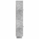 Skab Sæt 2 pcs Betongrå 66 x 34,5 x 90 cm Konstrueret træ